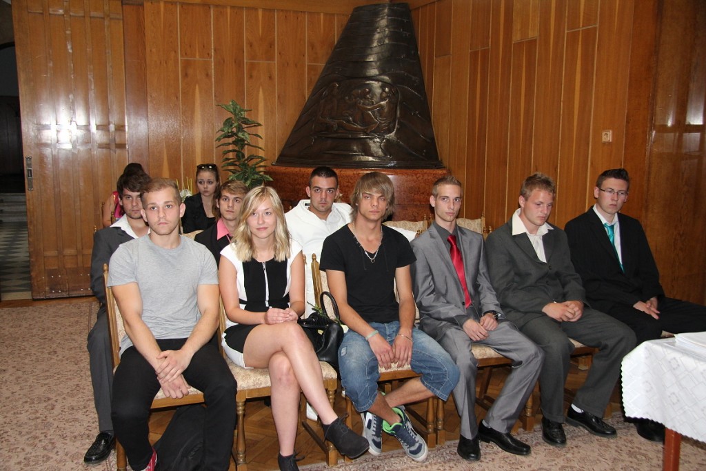 Předání výučních listů žáků sekce S